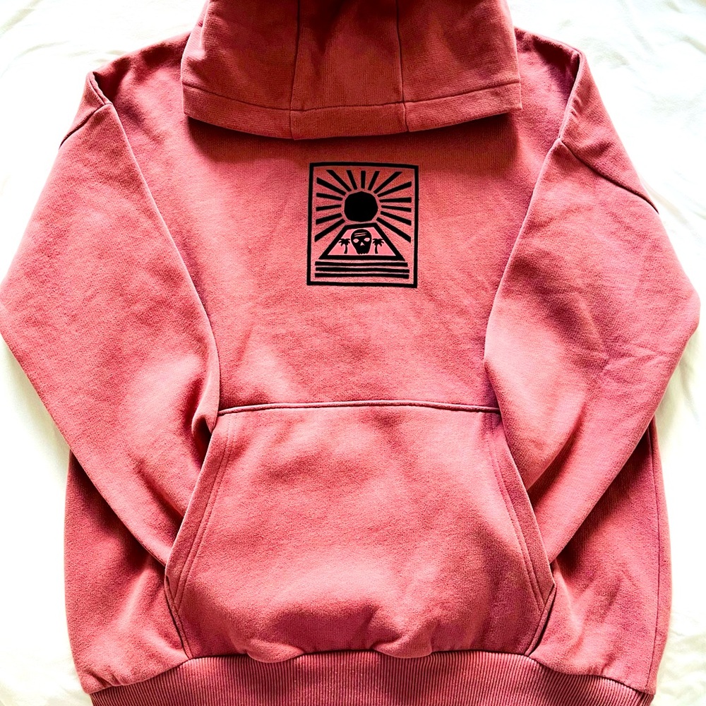 Boys pink Hoodie top aged 13 to 14 years